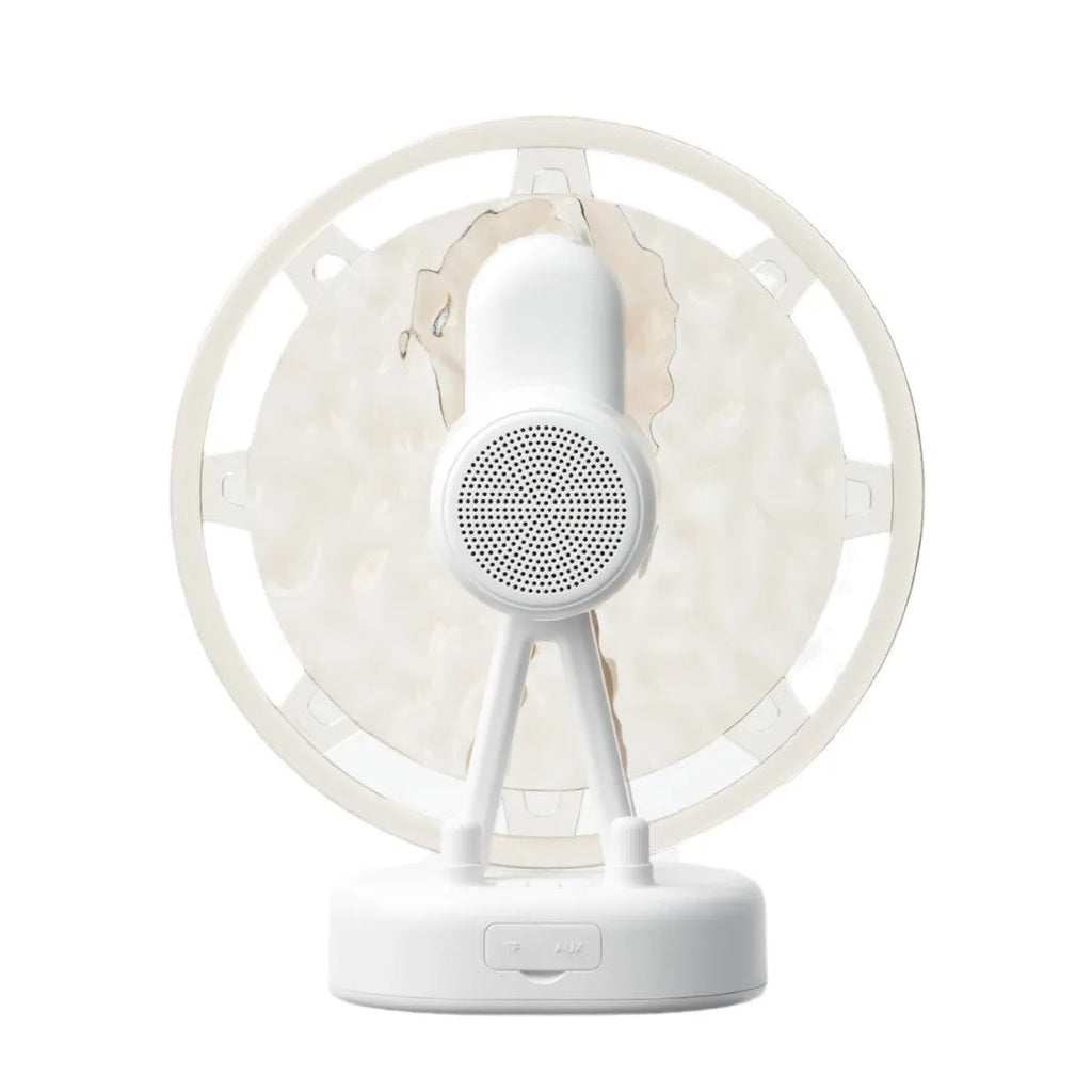 Pink and white Ferris wheel water ripple Bluetooth speaker atmosphere light with colourful lighting