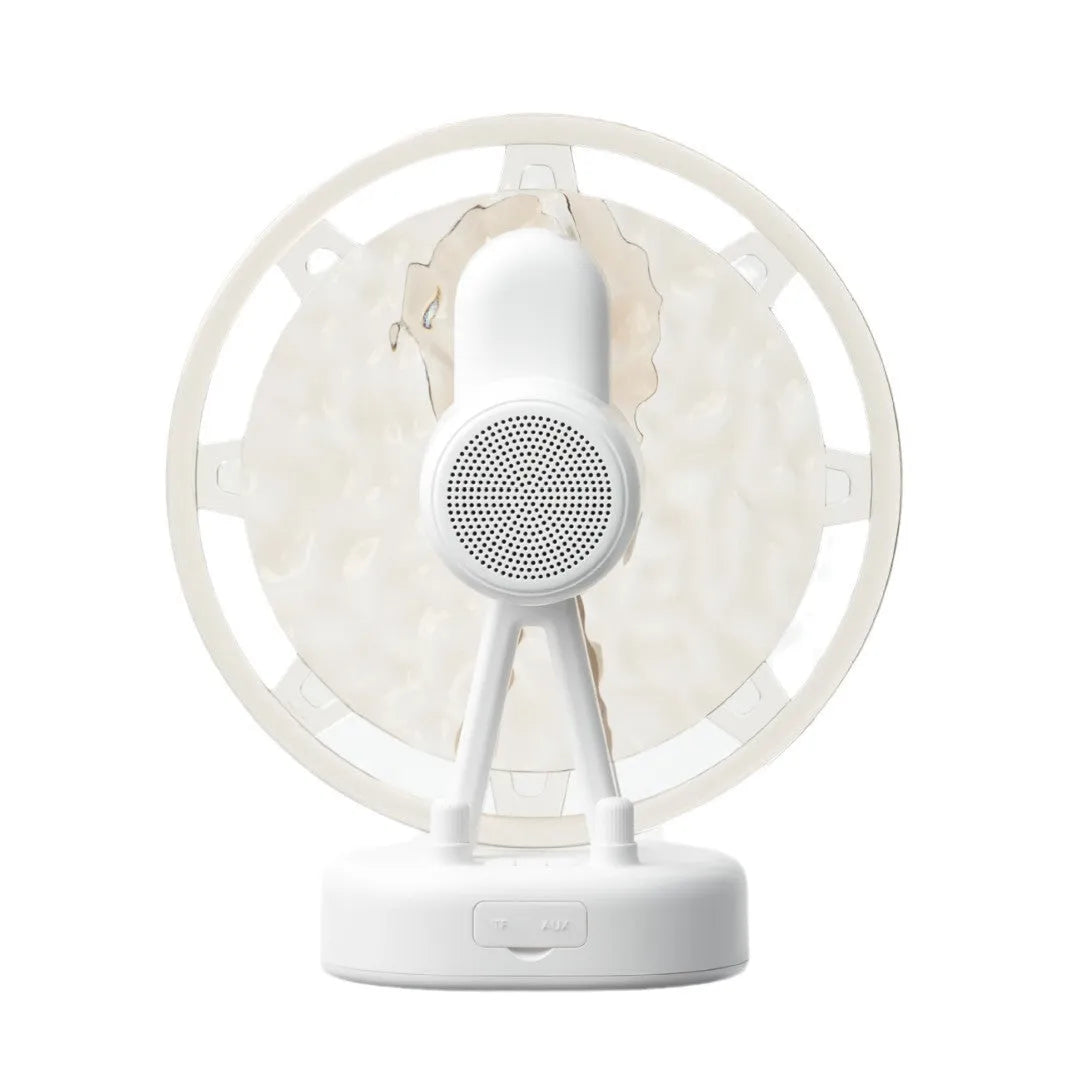 Pink and white Ferris wheel water ripple Bluetooth speaker atmosphere light with colourful lighting