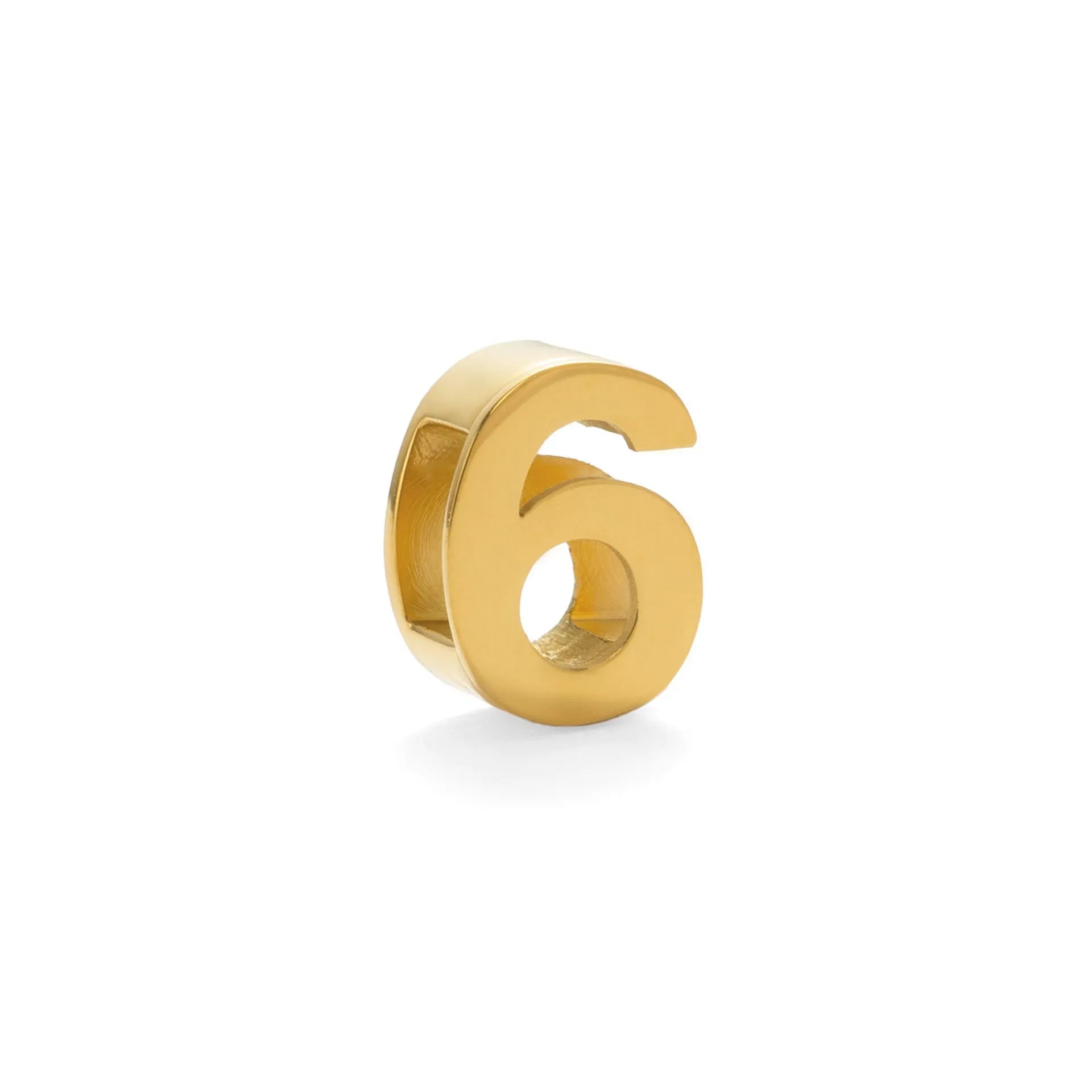 Gold electroplated titanium steel necklace with the letter 'A' pendant on a 40.5cm chain.