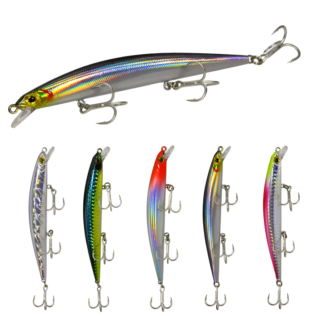 Fishing Lure Weights Bass Fishing Topwater Lure 11g 11.5cm ABS treble hook