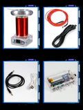 SSTC music Tesla coil driver board unit with connections for power, audio, and controller.