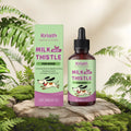 60ml bottle of dog milk thistle and turmeric liquid nutrient solution supplement