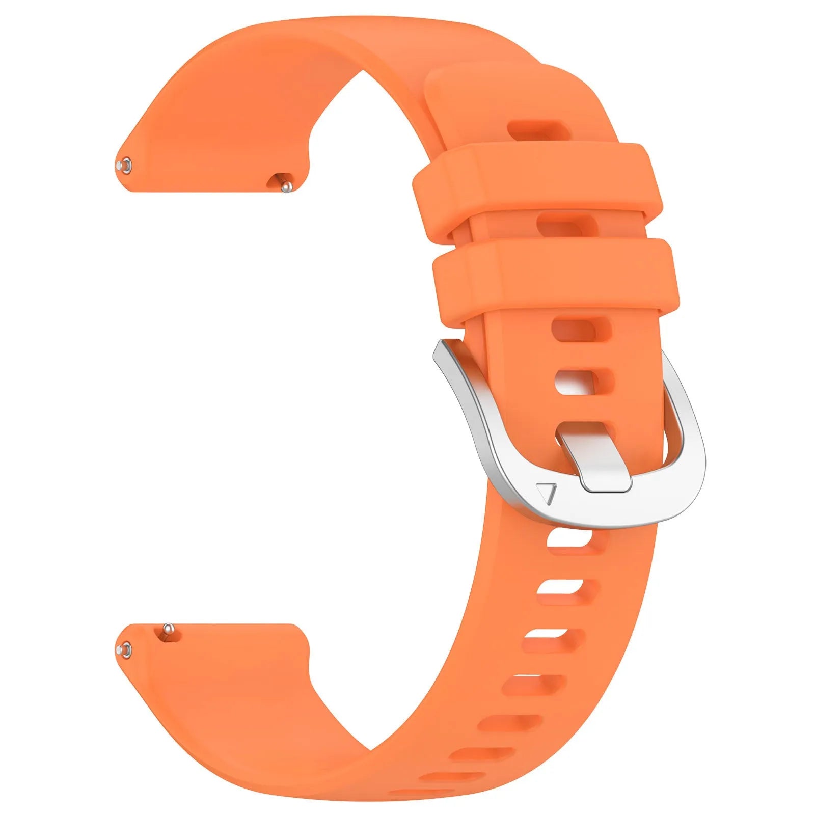 Sports style silicone watch strap for Jiaming in ten colours, glossy finish, 18mm width