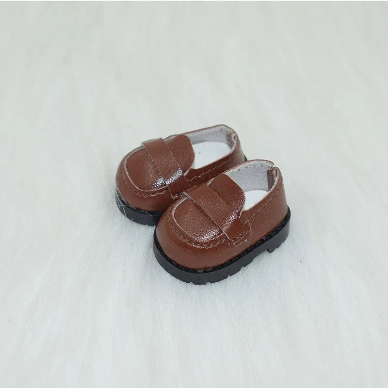 17cm doll replacement shoes in multiple styles from 3.5cm to 3.8cm PU footwear