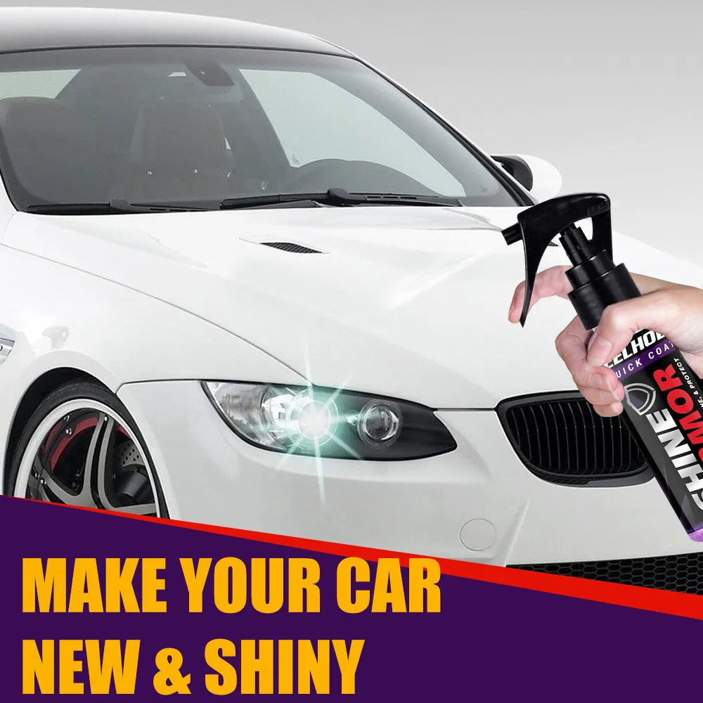 Purple automobile nano coating spray bottle for car protection with hand spray application