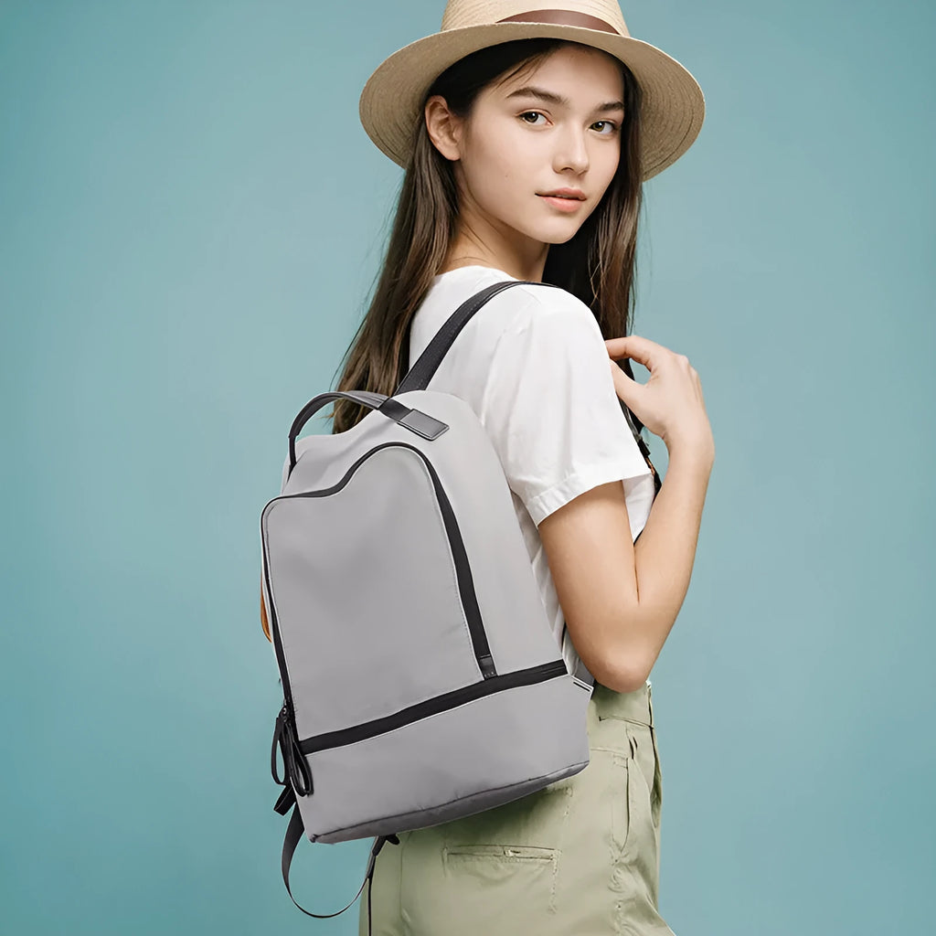 Oxford cloth leisure travel backpack with 20L capacity in three colour options