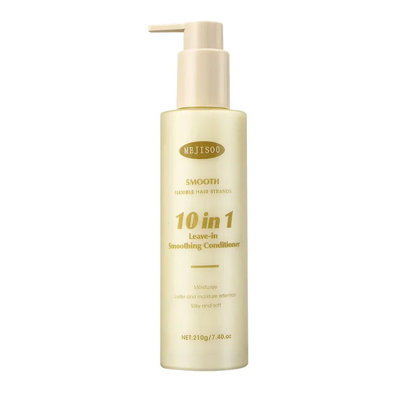 Wash-free soft 10-in-1 hair conditioner bottle with 210g net content for ladies