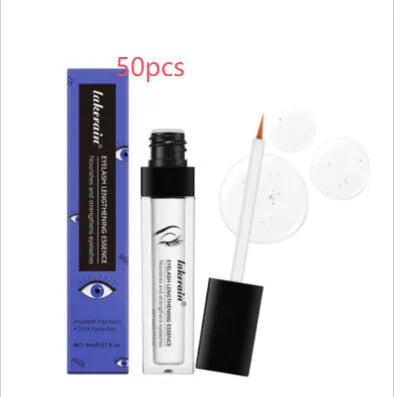 Black eyelash nourishing liquid mascara tube with golden cap, 7ml