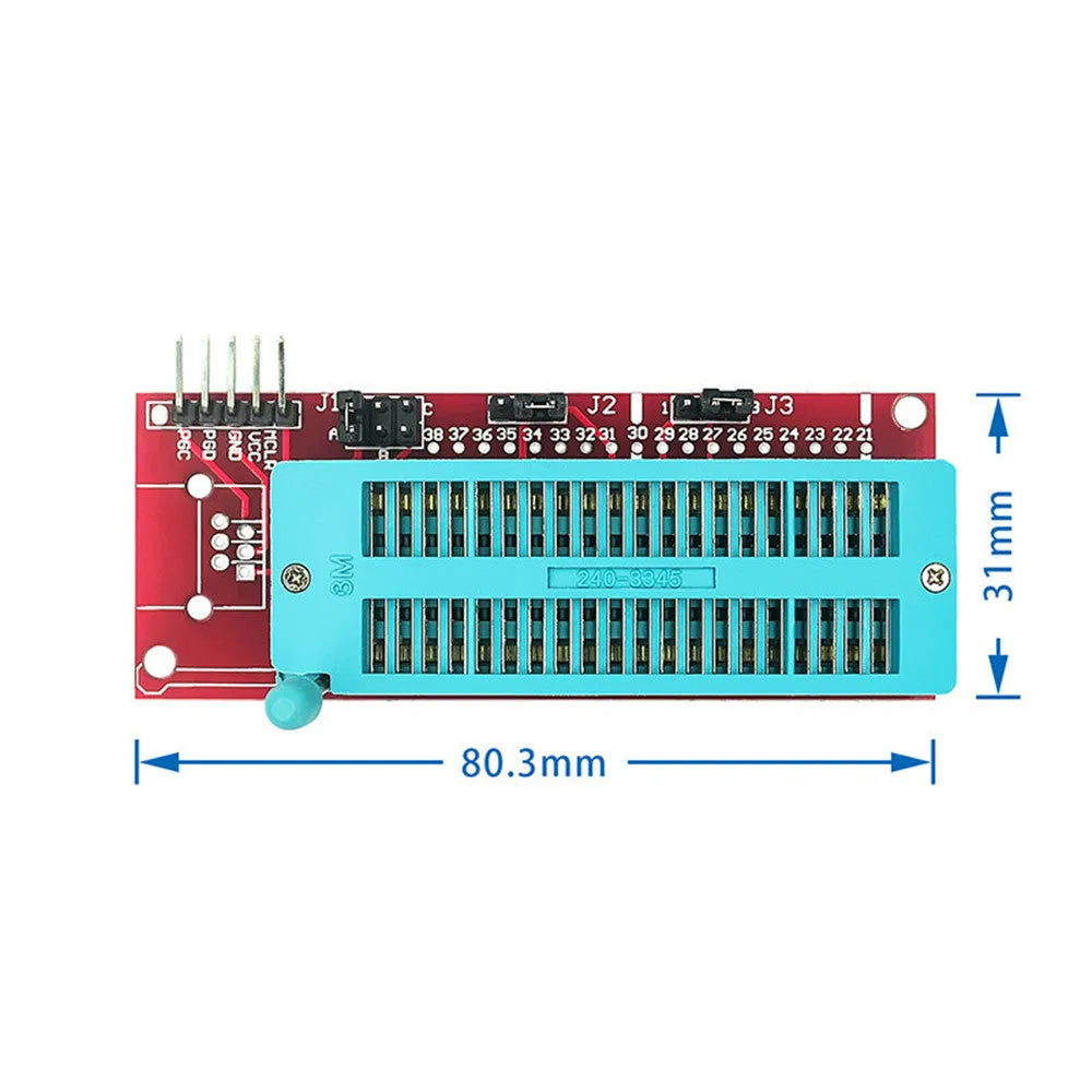 Offline PIC microcontroller programmer burner with KIT3 and KIT3.5 burning sockets