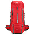 New outdoor mountaineering bag with large capacity and waterproof design in black, for hiking and camping