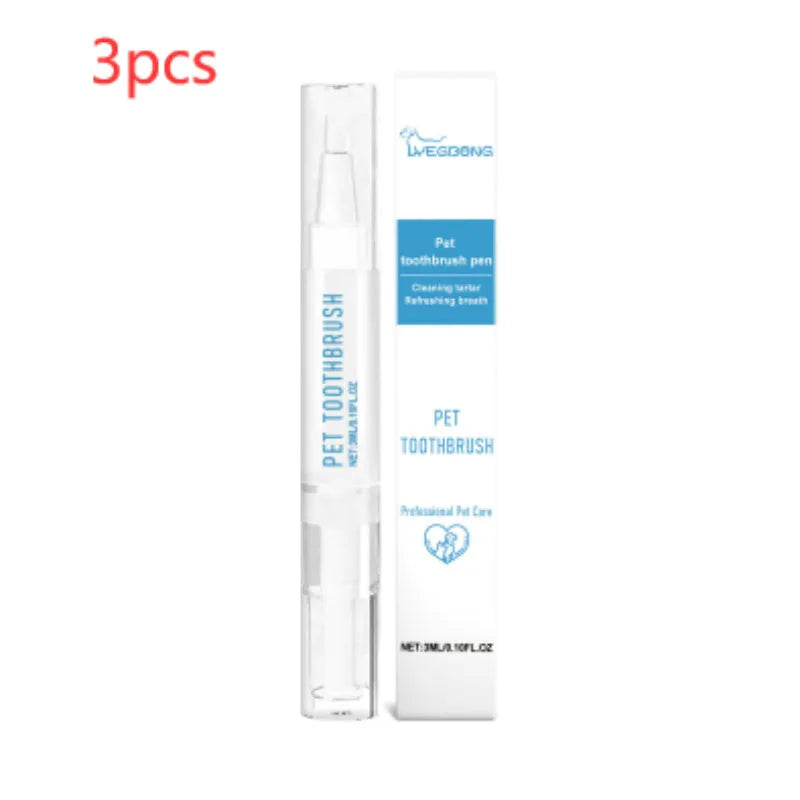 Soft Breath Care Pet Toothbrush Pen 3ml applicator for cat and dog dental hygiene
