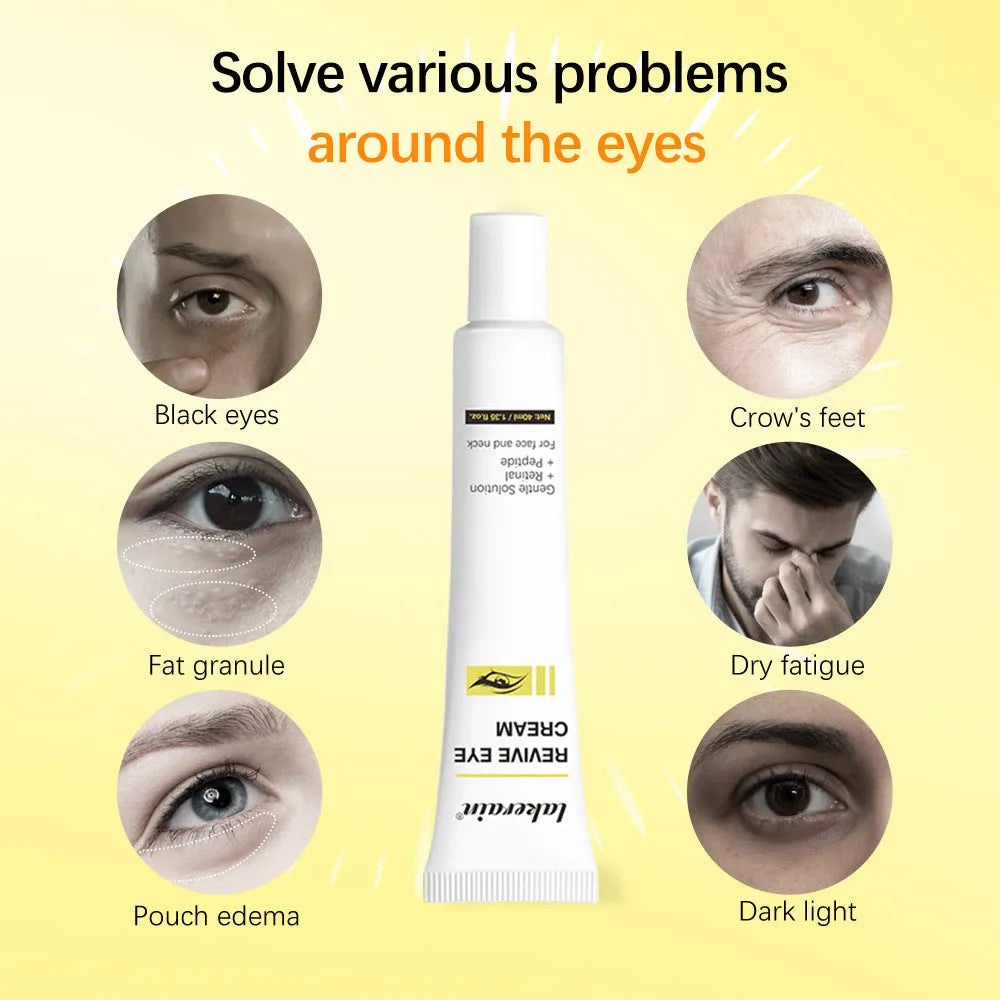 40ml retinol eye cream container for dark circles and fine lines treatment