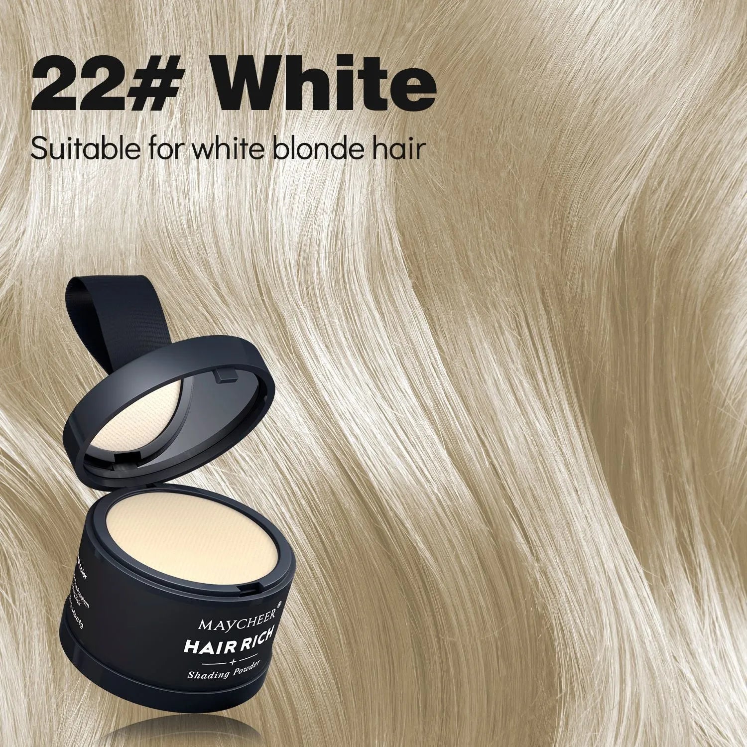 Hairline sculpting contour powder in plastic compact with dual-use brow and hairline fill, 4g net content
