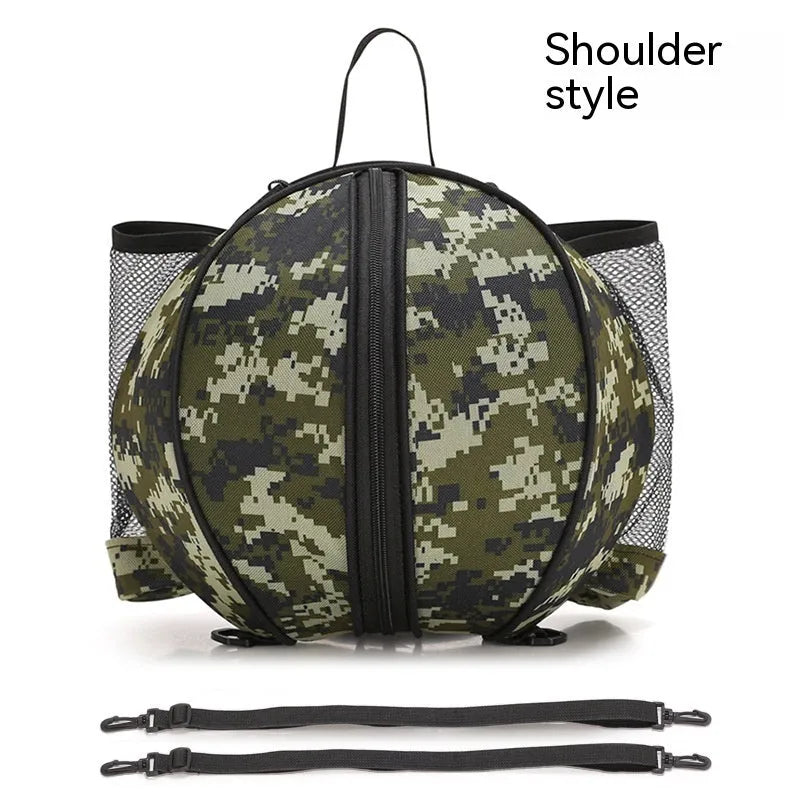 Oxford cloth basketball training bag with 9L capacity showing colour options